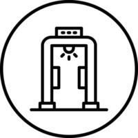 Metal detector Icon Design Illustration vector
