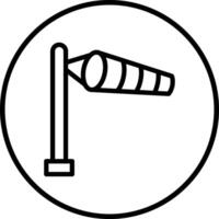 Windsock Icon Design Illustration vector