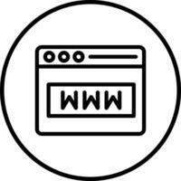 Www Icon Design Illustration vector