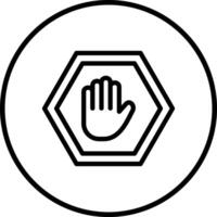 Ad Block Icon Design Illustration vector