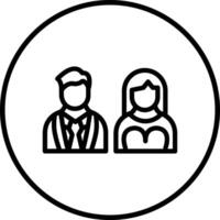Couple Icon Design Illustration vector