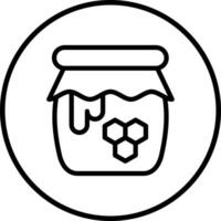 Honey Icon Design Illustration vector