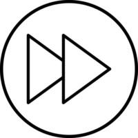 Forward Icon Design Illustration vector