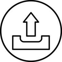 Upload Icon Design Illustration vector