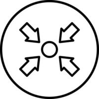 Focus Icon Design Illustration vector