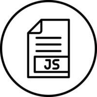 JS Icon Design Illustration vector