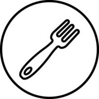 Fork Icon Design Illustration vector