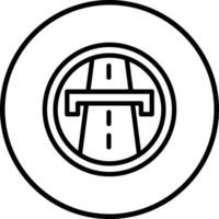 Highway Icon Design Illustration vector
