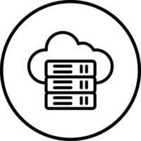 Database Icon Design Illustration vector