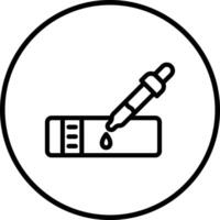 Microscope slide Icon Design Illustration vector