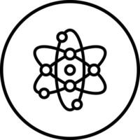 Atom Icon Design Illustration vector