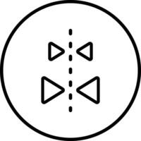 Mirror image Icon Design Illustration vector