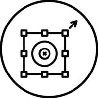 Resize option Icon Design Illustration vector