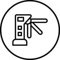 Turnstiles Icon Design Illustration vector