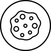 Asteroid Icon Design Illustration vector