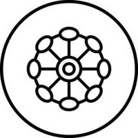 Artificial gravity Icon Design Illustration vector