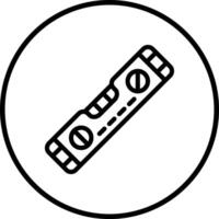 Spirit level Icon Design Illustration vector