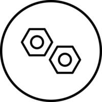 Nuts Icon Design Illustration vector