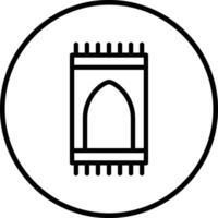 Sajadah Icon Design Illustration vector