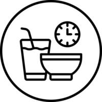 Iftar Icon Design Illustration vector