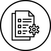 File management Icon Design Illustration vector