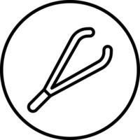 Tweezers Icon Design Illustration vector