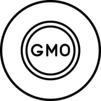 Gmo Icon Design Illustration vector