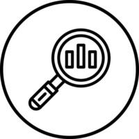 Data analytic Icon Design Illustration vector