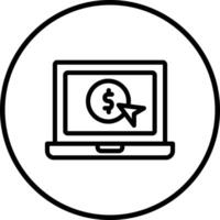 Pay per click Icon Design Illustration vector