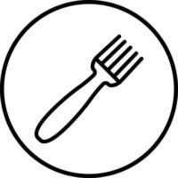 Fork Icon Design Illustration vector