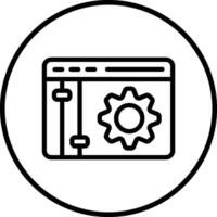 Technical Support Icon Design Illustration vector