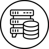 Database Storage Icon Design Illustration vector
