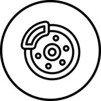 Disc break Icon Design Illustration vector