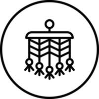 Macrame Icon Design Illustration vector