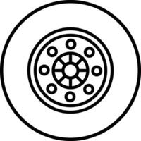 Flange Icon Design Illustration vector