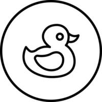 Swan Icon Design Illustration vector
