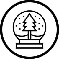 Snow globe Icon Design Illustration vector