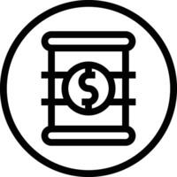 Barrel Price Icon Design Illustration vector