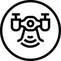 Drone Icon Design Illustration vector