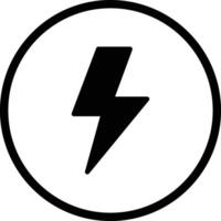 Lightning Icon Design Illustration vector