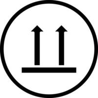 Fragile Icon Design Illustration vector