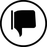 Dislike Icon Design Illustration vector
