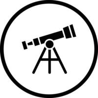 Telescope Icon Design Illustration vector