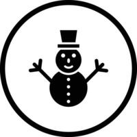 Snowman Icon Design Illustration vector