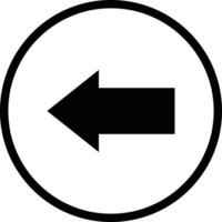 Left arrow Icon Design Illustration vector