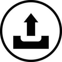 Upload Icon Design Illustration vector