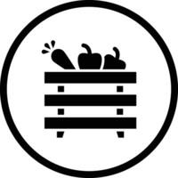 Fruit basket Icon Design Illustration vector