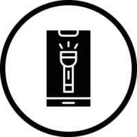 Torch Icon Design Illustration vector
