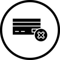 Payment failed Icon Design Illustration vector