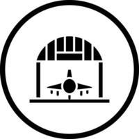 Hangar Icon Design Illustration vector